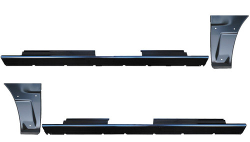 ROCKER PANEL SLIP ON LH CREW CAB REPLACEMENT FOR CHEVROLET PICKUP CHEVY SILVERADO-1500, 2500-3500 2004 PARTSLINK NUMBER  0856-111