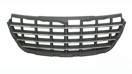 GRILLE GRAY W/CHROME TRIM LTD/TOURING MODEL REPLACEMENT FOR CHRYSLER PACIFICA 2004 PARTSLINK NUMBER CH1200277 GRILLE GRAY W/CHROME TRIM LTD/TOURING MODEL REPLACEMENT FOR CHRYSLER PACIFICA 2004 PARTSLINK NUMBER CH1200277