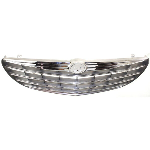 GRILLE CHROME/BLACK REPLACEMENT FOR CHRYSLER SEBRING CONVERTIBLE 2004 PARTSLINK NUMBER CH1200286 GRILLE CHROME/BLACK REPLACEMENT FOR CHRYSLER SEBRING CONVERTIBLE 2004 PARTSLINK NUMBER CH1200286