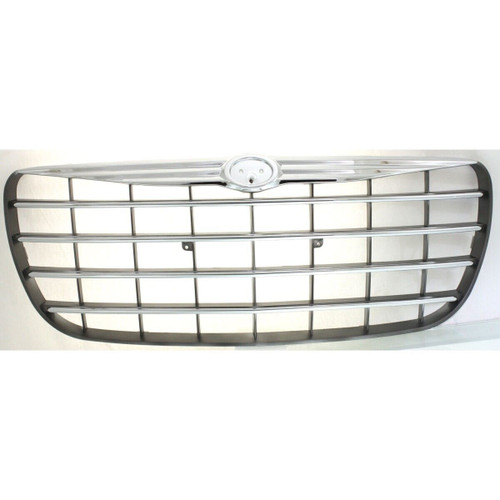 GRILLE CHROME/BLACK REPLACEMENT FOR CHRYSLER SEBRING CONVERTIBLE 2004 PARTSLINK NUMBER CH1200286 GRILLE CHROME/BLACK REPLACEMENT FOR CHRYSLER SEBRING CONVERTIBLE 2004 PARTSLINK NUMBER CH1200286