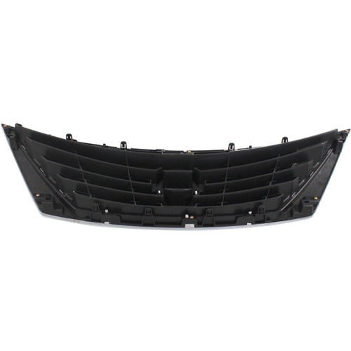 GRILLE BLACK W/CHROME MOULDING REPLACEMENT FOR NISSAN VERSA SEDAN 2013 PARTSLINK NUMBER NI1200247 GRILLE BLACK W/CHROME MOULDING REPLACEMENT FOR NISSAN VERSA SEDAN 2013 PARTSLINK NUMBER NI1200247
