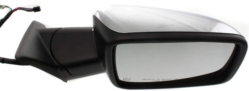 DOOR MIRROR RH POWER HTD W/O TOW W/SIGNAL/PUDDLE LAMP W/CHROME CAP   REPLACEMENT FOR RAM PICKUP-RAM-1500 2013 PARTSLINK NUMBER  CH1321292