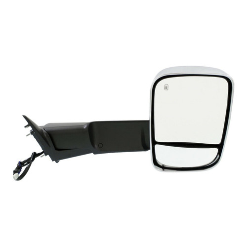 DOOR MIRROR RH POWER CHROME HTD W/AMBIENT/SIGNAL/PUDDLE LAMP/MEMORY/TOW  REPLACEMENT FOR RAM PICKUP-RAM-3500 2013 PARTSLINK NUMBER  CH1321351
