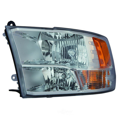HEAD LAMP LH CHROME HALOGEN W/O PROJECTOR TYPE EXCLUDE DUALLY MODELS 1ST DESIGN W/O EXTRA REFLECTOR HQ  REPLACEMENT FOR RAM PICKUP-RAM-3500 2013 PARTSLINK NUMBER  CH2502282