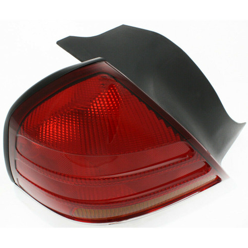 TAIL LAMP LH (CHROME MOULDING 4 BULB-RED-AMBER) HQ REPLACEMENT FOR FORD CROWN VICTORIA 2004 PARTSLINK NUMBER FO2800150