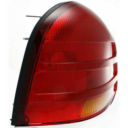 TAIL LAMP LH (CHROME MOULDING 4 BULB-RED-AMBER) HQ REPLACEMENT FOR FORD CROWN VICTORIA 2004 PARTSLINK NUMBER FO2800150