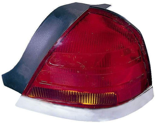 TAIL LAMP RH (CHROME MOULDING 4 BULB-RED-AMBER) HQ REPLACEMENT FOR FORD CROWN VICTORIA 2004 PARTSLINK NUMBER FO2801150 TAIL LAMP RH (CHROME MOULDING 4 BULB-RED-AMBER) HQ REPLACEMENT FOR FORD CROWN VICTORIA 2004 PARTSLINK NUMBER FO2801150