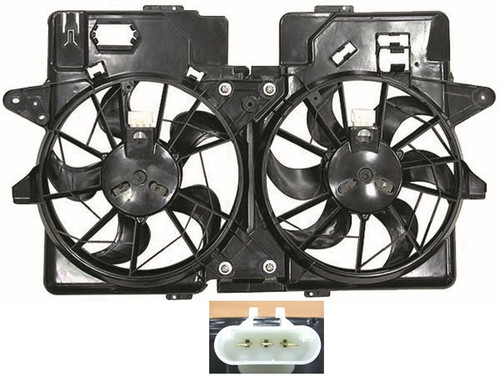 COOLING FAN ASSY 4CYL REPLACEMENT FOR FORD ESCAPE  2004 PARTSLINK NUMBER MA3115120