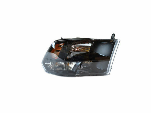 HEAD LAMP RH HALOGEN STD TYPE W/BLACK BEZEL HQ  REPLACEMENT FOR RAM PICKUP-RAM-3500 2013 PARTSLINK NUMBER  CH2519149