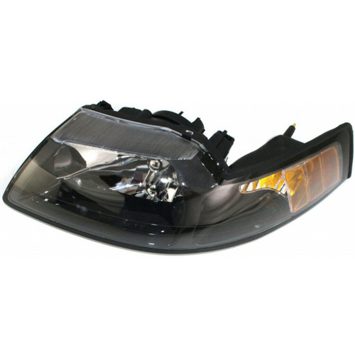 HEAD LAMP LH BLACK BEZEL HQ REPLACEMENT FOR FORD MUSTANG COBRA 2004 PARTSLINK NUMBER FO2502177 HEAD LAMP LH BLACK BEZEL HQ REPLACEMENT FOR FORD MUSTANG COBRA 2004 PARTSLINK NUMBER FO2502177