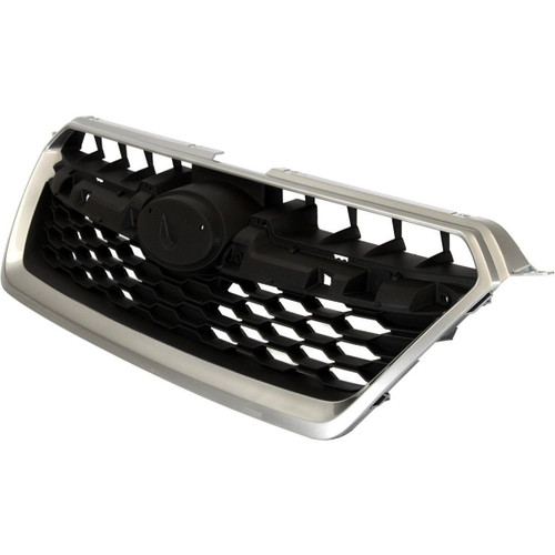 GRILLE GRAY W/CHROME MOULDING REPLACEMENT FOR SUBARU IMPREZA 2013 PARTSLINK NUMBER SU1200145 GRILLE GRAY W/CHROME MOULDING REPLACEMENT FOR SUBARU IMPREZA 2013 PARTSLINK NUMBER SU1200145