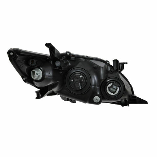 HEAD LAMP LH US BUILT BLACK BEZEL S/SRX CAPA	    REPLACEMENT FOR TOYOTA COROLLA SEDAN 2013 PARTSLINK NUMBER  TO2502204C