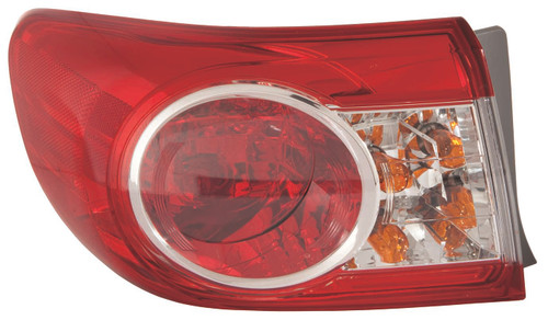 TAIL LAMP LH CANADA BUILT REPLACEMENT FOR TOYOTA COROLLA SEDAN 2013 PARTSLINK NUMBER TO2804111U TAIL LAMP LH CANADA BUILT REPLACEMENT FOR TOYOTA COROLLA SEDAN 2013 PARTSLINK NUMBER TO2804111U