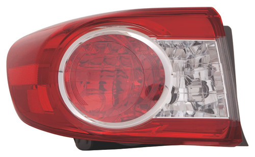 TAIL LAMP LH JAPAN BUILT HQ REPLACEMENT FOR TOYOTA COROLLA SEDAN 2013 PARTSLINK NUMBER TO2804112 TAIL LAMP LH JAPAN BUILT HQ REPLACEMENT FOR TOYOTA COROLLA SEDAN 2013 PARTSLINK NUMBER TO2804112