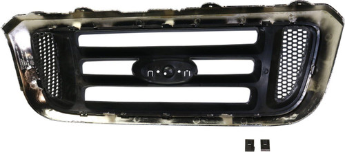 GRILLE CHROME GRAY 2WD REPLACEMENT FOR FORD RANGER PICKUP 2WD 2004 PARTSLINK NUMBER FO1200455 GRILLE CHROME GRAY 2WD REPLACEMENT FOR FORD RANGER PICKUP 2WD 2004 PARTSLINK NUMBER FO1200455