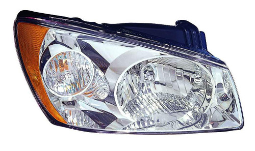 HEAD LAMP LH CHROME LX MODEL HQ REPLACEMENT FOR KIA SPECTRA(SEDAN) 2006 PARTSLINK NUMBER KI2502116 HEAD LAMP LH CHROME LX MODEL HQ REPLACEMENT FOR KIA SPECTRA(SEDAN) 2006 PARTSLINK NUMBER KI2502116