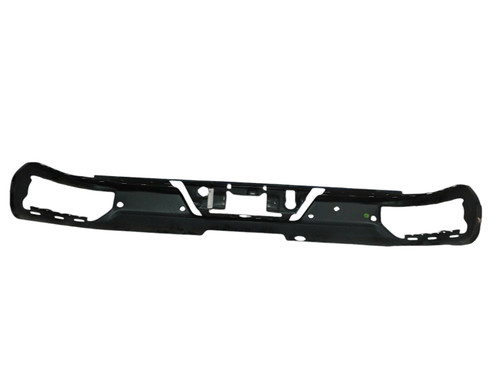 BUMPER RR ASSY BLACK W/ SINGLE EXHAUST / BLIND SPOT BRACKETS / PARK ASSIST SENSOR REPLACEMENT FOR GMC PICKUP GMC SIERRA 2500-2015-2021 2022 PARTSLINK NUMBER GM1103213