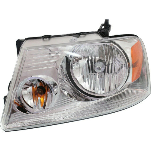 HEAD LAMP LH W/CHROME TRIM HQ REPLACEMENT FOR LINCOLN MARK LT 2006 PARTSLINK NUMBER FO2502201 HEAD LAMP LH W/CHROME TRIM HQ REPLACEMENT FOR LINCOLN MARK LT 2006 PARTSLINK NUMBER FO2502201