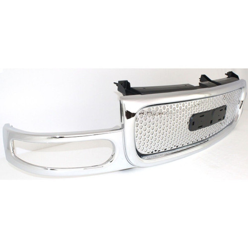 GRILLE ASSY (CHROME SLV) DENALI REPLACEMENT FOR GMC YUKON DENALI 2004 PARTSLINK NUMBER GM1200510 GRILLE ASSY (CHROME SLV) DENALI REPLACEMENT FOR GMC YUKON DENALI 2004 PARTSLINK NUMBER GM1200510