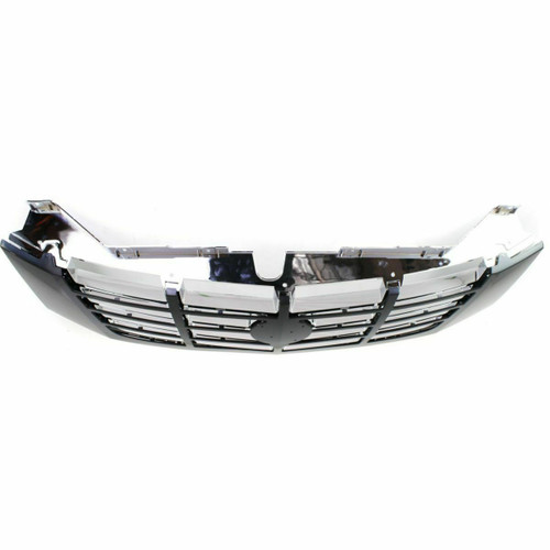 GRILLE CHROME W/BLACK FRAME REPLACEMENT FOR  CADILLAC ESCALADE 2007 PARTSLINK NUMBER  GM1200619