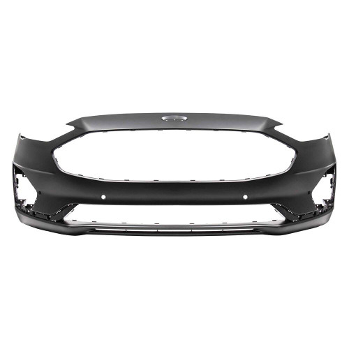 BUMPER FR PRIMED W/O TOW HOOK W/SENSOR EXCLUDE 2.7 SPRT CAPA  REPLACEMENT FOR FORD FUSION 2019 PARTSLINK NUMBER  FO1000758C