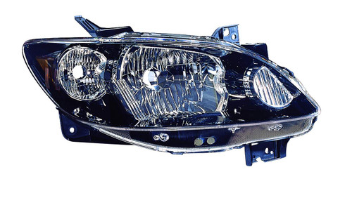 HEAD LAMP LH W/ROCKER MLDGS LH HQ  REPLACEMENT FOR MAZDA MPV 2006 PARTSLINK NUMBER  MA2518110