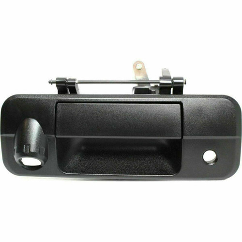 DOOR HANDLE TAIL GATE TEXTURED BLACK W/REAR CAMERA   REPLACEMENT FOR TOYOTA TUNDRA PICKUP 2013 PARTSLINK NUMBER  TO1915119