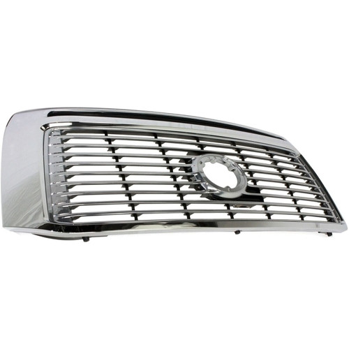 GRILLE LTD/PLATINUM MODEL W/O SPORT PKG CHROME W/SILVER BILLET INSERT SAME AS TO1200364     REPLACEMENT FOR TOYOTA TUNDRA PICKUP 2013 PARTSLINK NUMBER  TO1200338