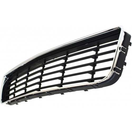 GRILLE LOWER CHROME FRAME W/BLACK HORIZONTAL BARS EXCLUDE SS MODEL REPLACEMENT FOR  CHEVROLET IMPALA 2007 PARTSLINK NUMBER  GM1036106