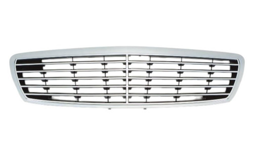 GRILLE BLACK W/CHROME FRAME (AVANTGARDE PKG) REPLACEMENT FOR MERCEDES E320 2006 PARTSLINK NUMBER MB1200135 GRILLE BLACK W/CHROME FRAME (AVANTGARDE PKG) REPLACEMENT FOR MERCEDES E320 2006 PARTSLINK NUMBER MB1200135