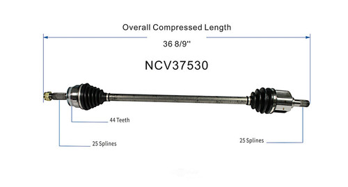 C V AXLE RH AT REPLACEMENT FOR HYUNDAI ELANTRA - SEDAN 2004 PARTSLINK NUMBER NCV37530 C V AXLE RH AT REPLACEMENT FOR HYUNDAI ELANTRA - SEDAN 2004 PARTSLINK NUMBER NCV37530