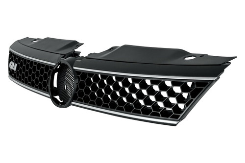 GRILLE BLACK/CHROME W/HONEYCOMB MESH    REPLACEMENT FOR VOLKSWAGEN JETTA (TYPE 6) 2013 PARTSLINK NUMBER  VW1200157