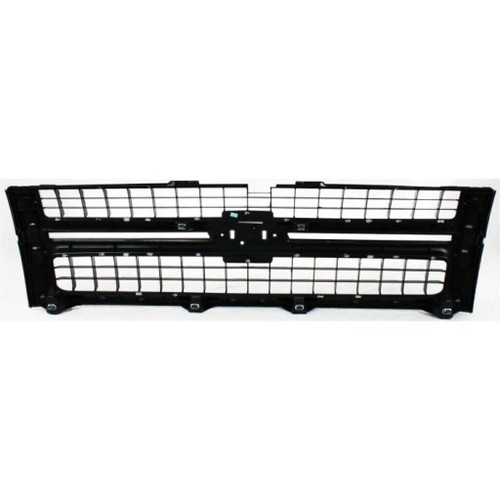 GRILLE MATTE-BLACK W/CHROME FRAME 2500/3500 REPLACEMENT FOR  CHEVROLET PICKUP CHEVY SILVERADO-1500, 2500-3500 2007 PARTSLINK NUMBER  GM1200608