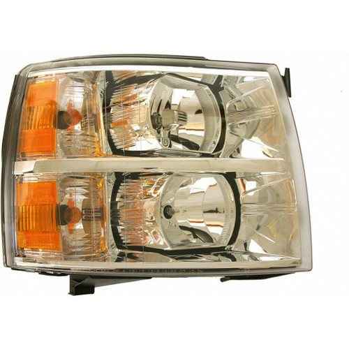 HEAD LAMP RH HQ REPLACEMENT FOR CHEVROLET PICKUP CHEVY SILVERADO-1500, 2500-3500 2007 PARTSLINK NUMBER GM2503280 HEAD LAMP RH HQ REPLACEMENT FOR CHEVROLET PICKUP CHEVY SILVERADO-1500, 2500-3500 2007 PARTSLINK NUMBER GM2503280
