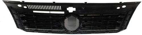 GRILLE PAINTED-BLACK W/6 VERTICAL CHROME MLDG STRIPS      REPLACEMENT FOR VOLKSWAGEN PASSAT  2013 PARTSLINK NUMBER  VW1200153