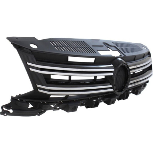 GRILLE BLACK W/CHROME MOULDING     REPLACEMENT FOR VOLKSWAGEN TIGUAN  2013 PARTSLINK NUMBER  VW1200160
