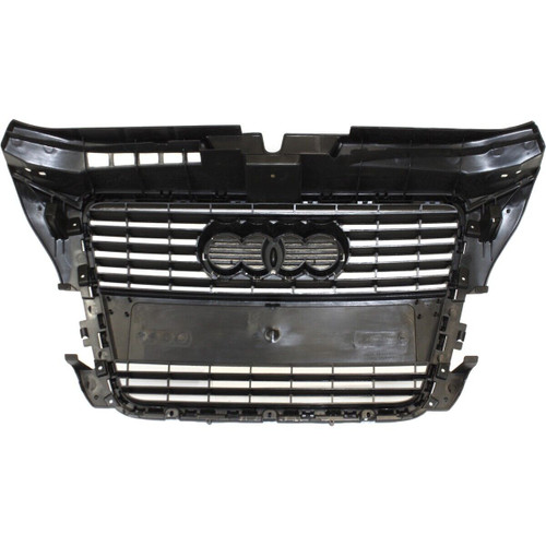 GRILLE PAINTED BLACK REPLACEMENT FOR AUDI A3 2009 PARTSLINK NUMBER AU1200119 GRILLE PAINTED BLACK REPLACEMENT FOR AUDI A3 2009 PARTSLINK NUMBER AU1200119