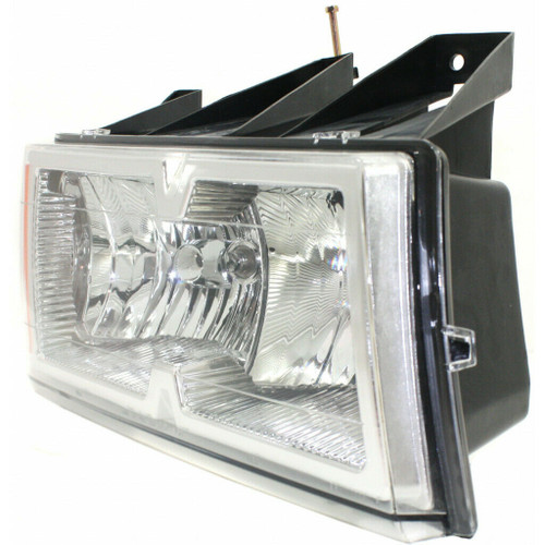 HEAD LAMP RH XTREME W/CHROME BEZEL HQ REPLACEMENT FOR  CHEVROLET COLORADO 2007 PARTSLINK NUMBER  GM2503247