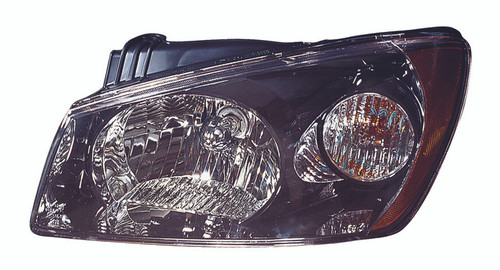 HEAD LAMP LH (SMOKED) EX/SX HQ REPLACEMENT FOR KIA SPECTRA(SEDAN) 2004 PARTSLINK NUMBER KI2502117 HEAD LAMP LH (SMOKED) EX/SX HQ REPLACEMENT FOR KIA SPECTRA(SEDAN) 2004 PARTSLINK NUMBER KI2502117