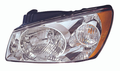HEAD LAMP RH CHROME LX MODEL HQ REPLACEMENT FOR KIA SPECTRA(SEDAN) 2004 PARTSLINK NUMBER KI2503116 HEAD LAMP RH CHROME LX MODEL HQ REPLACEMENT FOR KIA SPECTRA(SEDAN) 2004 PARTSLINK NUMBER KI2503116