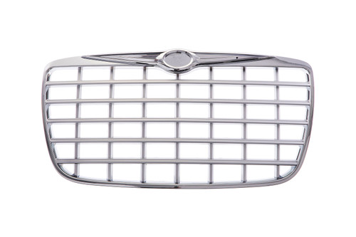 GRILLE CHROME SILVER 2.7L/3.5L REPLACEMENT FOR CHRYSLER 300 2007 PARTSLINK NUMBER CH1200275 GRILLE CHROME SILVER 2.7L/3.5L REPLACEMENT FOR CHRYSLER 300 2007 PARTSLINK NUMBER CH1200275