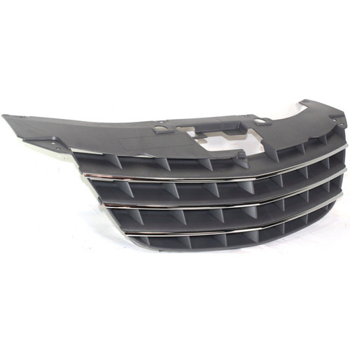 GRILLE W/CHROME MOULDING REPLACEMENT FOR CHRYSLER SEBRING SEDAN 2007 PARTSLINK NUMBER CH1200315 GRILLE W/CHROME MOULDING REPLACEMENT FOR CHRYSLER SEBRING SEDAN 2007 PARTSLINK NUMBER CH1200315