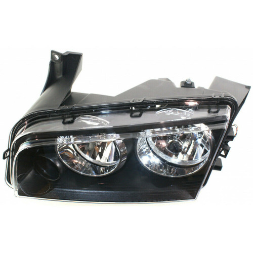 HEAD LAMP LH SMALL AMBER LENS OVER TURN SIGNAL FROM 11/08/2006 CAPA REPLACEMENT FOR DODGE CHARGER 2007 PARTSLINK NUMBER  CH2502163C