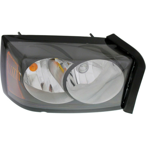 HEAD LAMP RH BLACK BEZEL HQ REPLACEMENT FOR DODGE DAKOTA PICKUP 2007 PARTSLINK NUMBER CH2519116 HEAD LAMP RH BLACK BEZEL HQ REPLACEMENT FOR DODGE DAKOTA PICKUP 2007 PARTSLINK NUMBER CH2519116