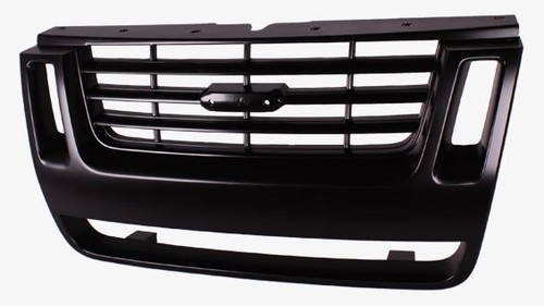 GRILLE BLACK W/IRONMAN PKG W/SPORT REPLACEMENT FOR FORD EXPLORER EDDIE BAUER 2007 PARTSLINK NUMBER  FO1200479