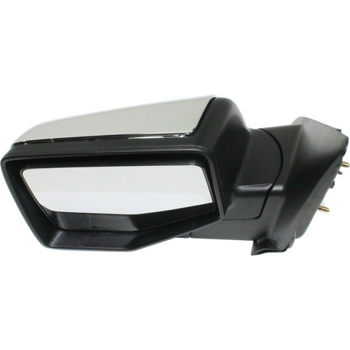 DOOR MIRROR LH MANUAL W/CHROME REPLACEMENT FOR FORD RANGER PICKUP 4WD 2007 PARTSLINK NUMBER  FO1320315