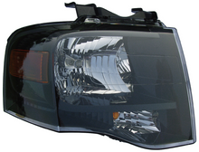 HEAD LAMP RH BLACK BEZEL CAPA REPLACEMENT FOR FORD EXPEDITION 2007 PARTSLINK NUMBER  FO2503227C