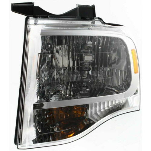 HEAD LAMP LH CHROME BEZEL HQ REPLACEMENT FOR FORD EXPEDITION EL 2007 PARTSLINK NUMBER FO2502226 HEAD LAMP LH CHROME BEZEL HQ REPLACEMENT FOR FORD EXPEDITION EL 2007 PARTSLINK NUMBER FO2502226