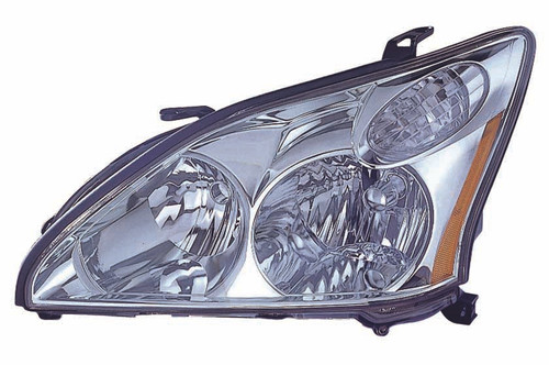 HEAD LAMP LH HALOGEN USA BUILT CAPA REPLACEMENT FOR LEXUS RX300 2004 PARTSLINK NUMBER LX2502135C