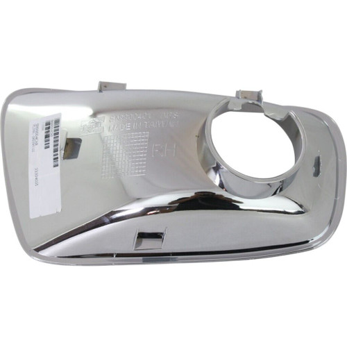 FOG LAMP BEZEL FR RH W/FOG LAMP HOLE CHROME W/O RED LINE  REPLACEMENT FOR SATURN VUE 2006 PARTSLINK NUMBER GM2595102